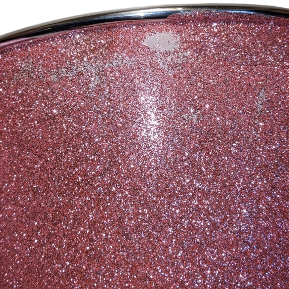 Pink Glitter Covered Metal Pail Planters Set of 3 - Picture 4 of 12